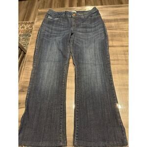 Lee women’s secretly slender dark jeans, size 14